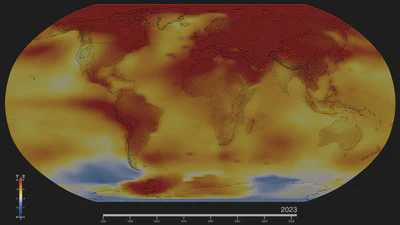 2023 was the warmest year on record, (NOAA) featured image